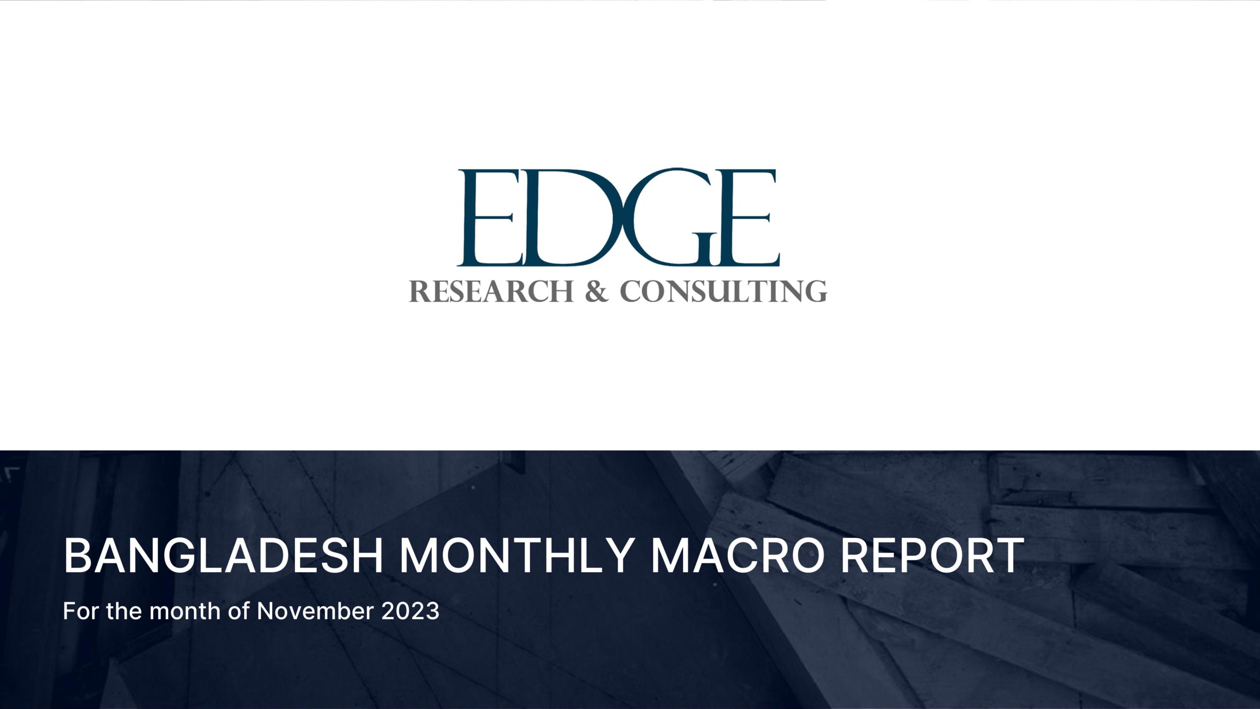 Bangladesh Monthly Macro Report: November 2023