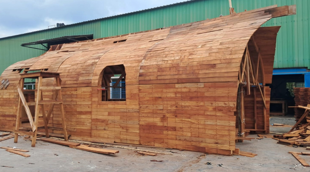 ‘Made in Bangladesh’ wooden houses make their way to Europe